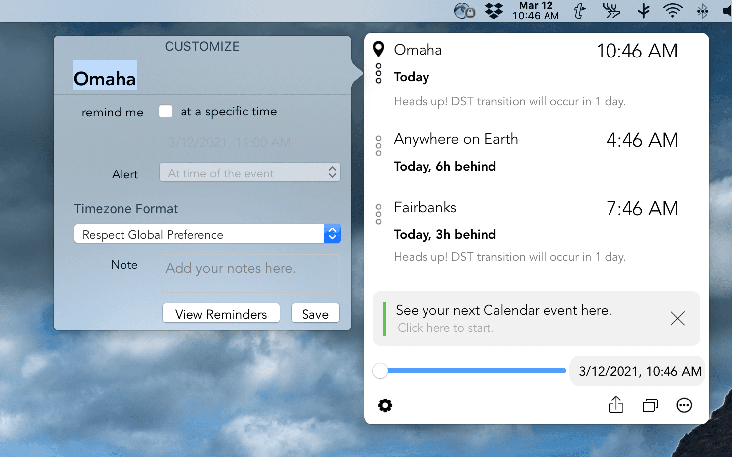 Clocker - Customize Time Format